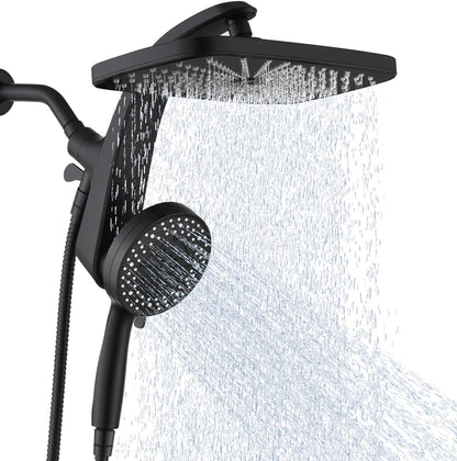 Experience Luxury with Our High-Pressure Rain Shower Head: Modern Handheld Spray Combo with 10 Versatile Settings and Magnetic Docking for Ultimate Comfort