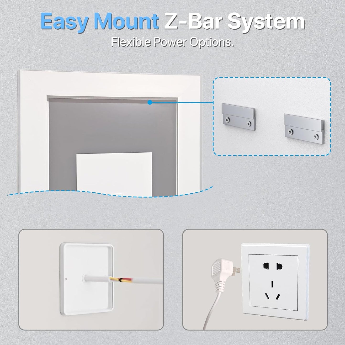 Elevate Your Bathroom Experience with the LED Bathroom Mirror 24X32 - Anti-Fog, Dimmable Lighted Design for Perfect Grooming and Home Decor