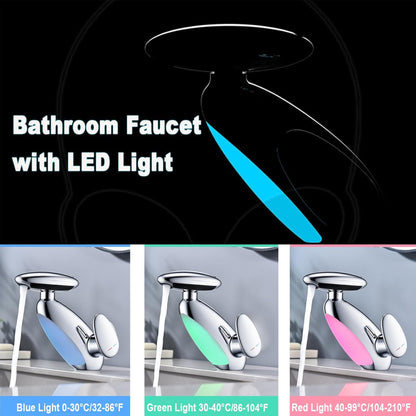 Transform Your Bathroom with the LED Touch On Faucet: Modern Pull Out Sprayer & 4 Water Modes for Ultimate Convenience
