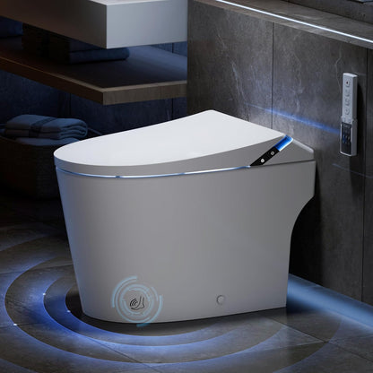 Experience Ultimate Comfort with the ihatit IS-D10PRO Smart Toilet: Auto Open/Close, Heated Seat, and Advanced Bidet Features for a Luxurious Bathroom Upgrade