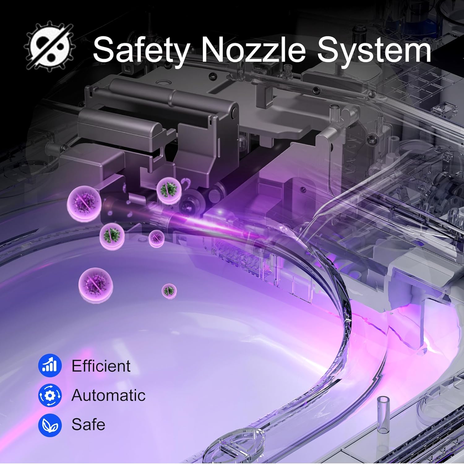 Experience Ultimate Luxury with the LOUPUSUO Smart Toilet: Heated Seat, Instant Warm Water, Remote Control Bidet, and Air Purification